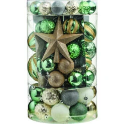 Holiday Living Christmas Decorations Indoor/Outdoor Green-Gold-Silver