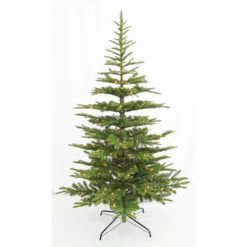 Holiday Living 7-ft Pre-Lit Artificial Christmas Tree With 300 Constant Warm White LED Lights