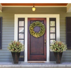 Holiday Living Potted Christmas Decorative Floral Arrangement Incandescent Bulb 3-ft