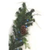 Holiday Living Cedar Christmas Garland Green And Red LED 9-ft -Northlight Paradise 17745189b L