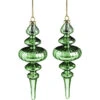 Holiday Living Christmas Spindle Ball Green 7.75-in - 2/pk 2 Holiday Living Christmas Spindle Ball Green 7.75-in - 2/pk -Northlight Paradise 17745193 L