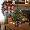 Holiday Living 1-Pack Green Christmas Tree With Decorations - 26-in