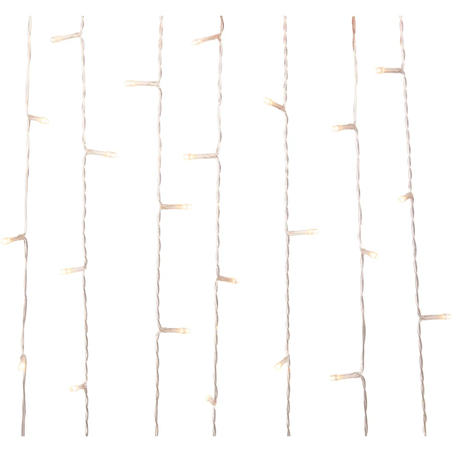 Holiday Living 300-Count Warm White LED Indoor/Outdoor Christmas Curtain String Lights 3 Holiday Living 300-Count Warm White LED Indoor/Outdoor Christmas Curtain String Lights