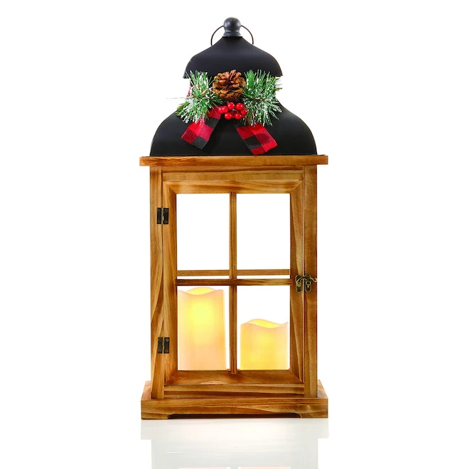 Infinity Black Christmas Lantern Centrepiece 3 Infinity Black Christmas Lantern Centrepiece