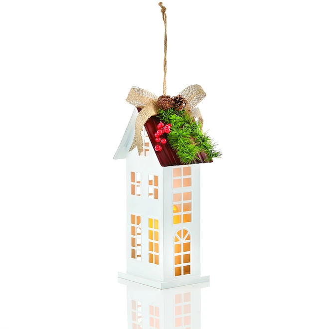 Infinity 15.75-in Christmas House Lantern 5 Infinity 15.75-in Christmas House Lantern - Image 3