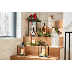 Infinity 15.75-in Christmas House Lantern 9 Infinity 15.75-in Christmas House Lantern -Northlight Paradise 18835027c L