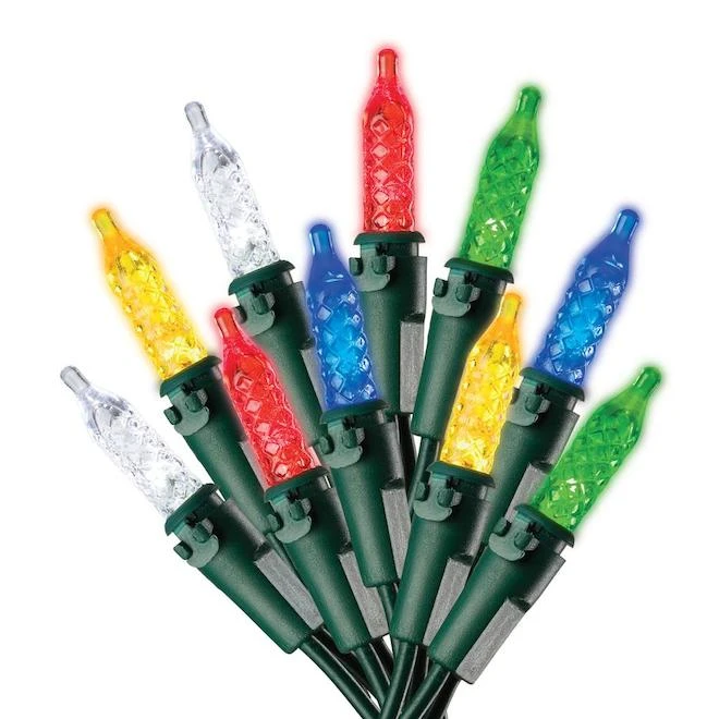 Sylvania 200-Count Indoor/Outdoor Multicolour LED M5 Christmas String Lights 3 Sylvania 200-Count Indoor/Outdoor Multicolour LED M5 Christmas String Lights