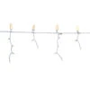 Sylvania 70-Count Warm White LED Christmas Icicle Lights 15-ft -Northlight Paradise 22615128 L