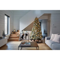 Holiday Living 7.5-ft Pre-Lit Artificial Christmas Tree With 450 Multicoloured LED Lights
