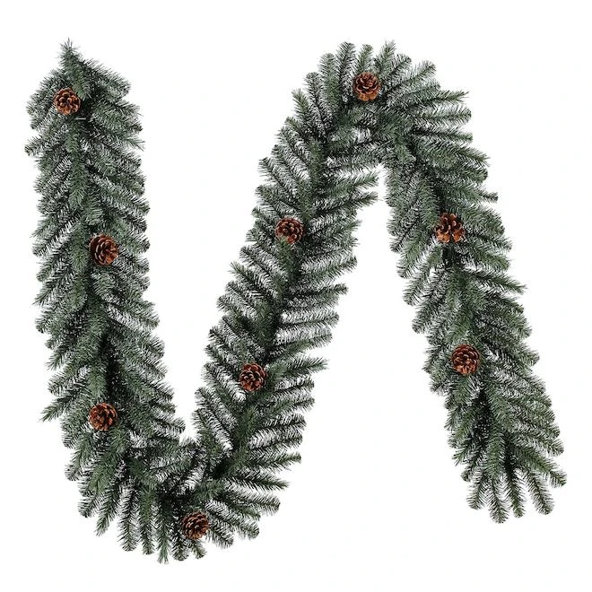 Holiday Living Christmas Scottsdale Pine Garland Green 9-ft 5 Holiday Living Christmas Scottsdale Pine Garland Green 9-ft - Image 3