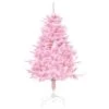 HomCom 4-ft Unlit Full Pink Artificial Christmas Tree With Automatic Opening -Northlight Paradise 330951178 MainImage 001 l