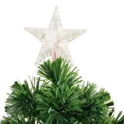 HomCom 5-ft Pre-Lit Full Green Artificial Christmas Tree With 24 Sparkling Multicoloured LED Lights And Fibre Optic 9 HomCom 5-ft Pre-Lit Full Green Artificial Christmas Tree With 24 Sparkling Multicoloured LED Lights And Fibre Optic -Northlight Paradise 330951221 AlternateImage4 l