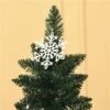 HomCom 6-ft Leg Base Slim Rightside-Up Green Artificial Christmas Tree -Northlight Paradise 331003125 AlternateImage4 l