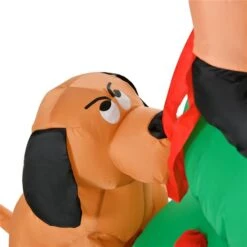 HomCom 6-ft Internal Light Christmas Tree With Santa And Dog Christmas Inflatable 9 HomCom 6-ft Internal Light Christmas Tree With Santa And Dog Christmas Inflatable -Northlight Paradise 331003128 AlternateImage4 l