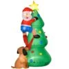 HomCom 6-ft Internal Light Christmas Tree With Santa And Dog Christmas Inflatable 1 HomCom 6-ft Internal Light Christmas Tree With Santa And Dog Christmas Inflatable -Northlight Paradise 331003128 MainImage 001 l
