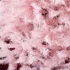 HomCom 6-ft Leg Base Full Rightside-Up Pink Artificial Christmas Tree -Northlight Paradise 331003132 AlternateImage4 l