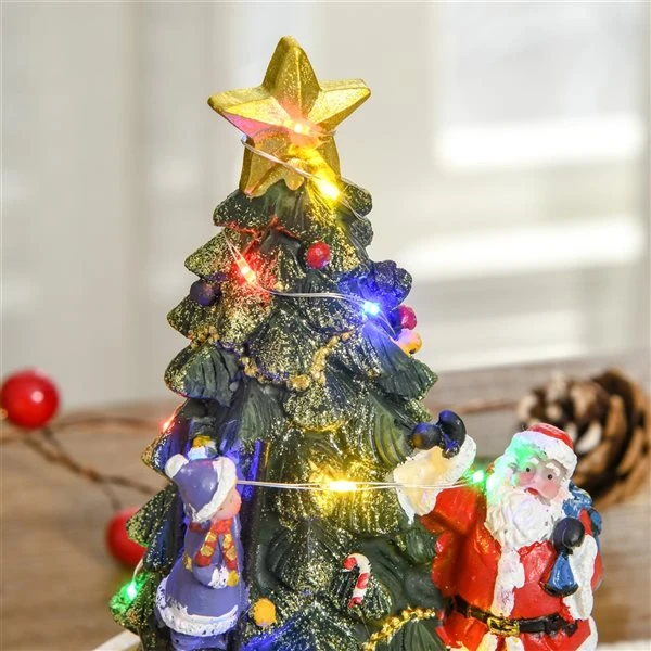 HomCom Lighted Animated Christmas Tree 4 HomCom Lighted Animated Christmas Tree - Image 2