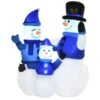 HomCom 4-ft Internal Light Snowman Christmas Inflatable -Northlight Paradise 331003162 MainImage 001 l
