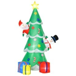 HomCom 7-ft Internal Light Christmas Tree Christmas Inflatable -Northlight Paradise 331003172 MainImage 001 l