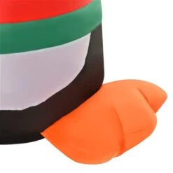 HomCom 6-ft Internal Light Penguin Christmas Inflatable