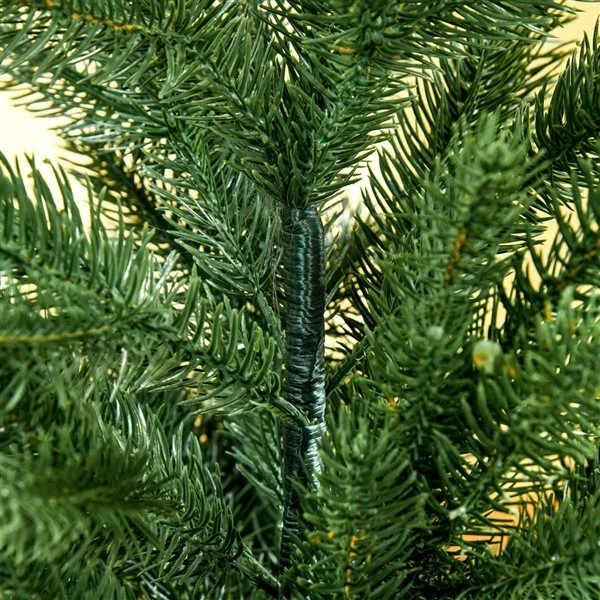 HomCom 4-ft Leg Base Full Rightside-Up Green Artificial Christmas Tree 5 HomCom 4-ft Leg Base Full Rightside-Up Green Artificial Christmas Tree - Image 3