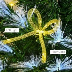 HomCom 6-ft Pre-Lit Leg Base Full Rightside-Up Green Artificial Christmas Tree With 210 White LED Lights -Northlight Paradise 331003185 AlternateImage3 l