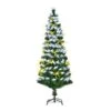 HomCom 6-ft Pre-Lit Leg Base Full Rightside-Up Green Artificial Christmas Tree With 210 White LED Lights -Northlight Paradise 331003185 MainImage 001 l