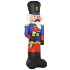 HomCom 8-ft Internal Light Nutcracker Christmas Inflatable -Northlight Paradise 331003188 MainImage 001 l