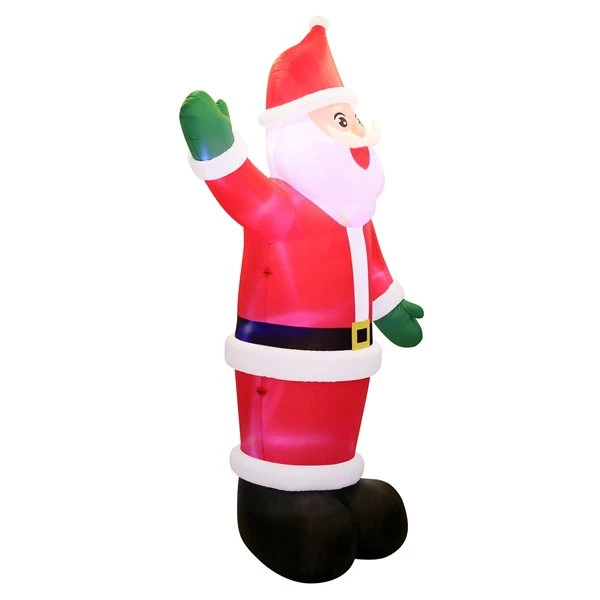 Occasions 240-in H X 70-in W Internal Light Santa Claus Christmas Inflatable 4 Occasions 240-in H X 70-in W Internal Light Santa Claus Christmas Inflatable - Image 2