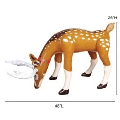 Occasions 26-in H X 16-in W Reindeer Christmas Inflatable -Northlight Paradise 331046745 AlternateImage5 l