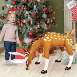 Occasions 26-in H X 16-in W Reindeer Christmas Inflatable -Northlight Paradise 331046745 AlternateImage6 l