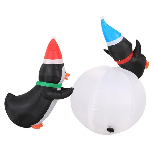 Occasions 58-in H X 37-in W Internal Light Penguin Christmas Inflatable 3 Occasions 58-in H X 37-in W Internal Light Penguin Christmas Inflatable