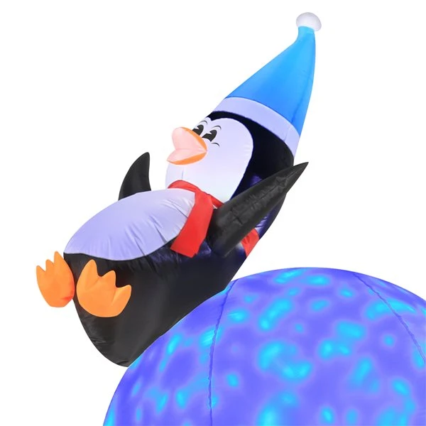 Occasions 58-in H X 37-in W Internal Light Penguin Christmas Inflatable 6 Occasions 58-in H X 37-in W Internal Light Penguin Christmas Inflatable - Image 4
