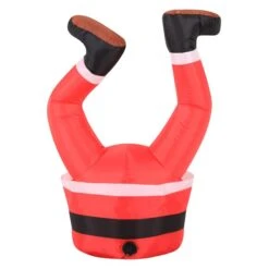 Occasions 42-in H X 19-in W Internal Light Santa Claus Legs Christmas Inflatable