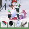 Costway 6-ft Internal Light Snowman With Penguins Christmas Inflatable -Northlight Paradise 331054230 AlternateImage4 l
