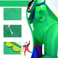 Costway 6-ft Internal Light Dinosaur With Presents Christmas Inflatable -Northlight Paradise 331054249 AlternateImage5 l
