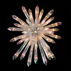 Northlight 14-in Clear Lighted Iridescent Icicle Christmas Tree Topper 7 Northlight 14-in Clear Lighted Iridescent Icicle Christmas Tree Topper -Northlight Paradise 331054256 AlternateImage1 l
