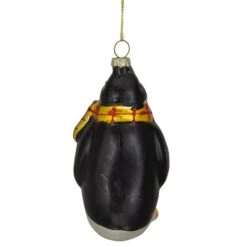 Northlight 3.75-in Black White And Yellow Glass Penguin Christmas Ornament -Northlight Paradise 331054258 AlternateImage4 l