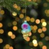 Northlight 4.25-in Blue And Pink Seashell Glass Christmas Ornament -Northlight Paradise 331054267 AlternateImage1 l