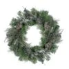 Northlight 24-in Mixed Pine And Blueberries Artificial Christmas Wreath