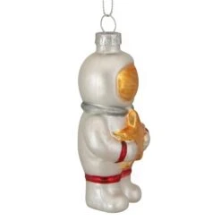 Northlight 3.5-in White And Gold Glass Astronaut Christmas Ornament -Northlight Paradise 331054277 AlternateImage2 l