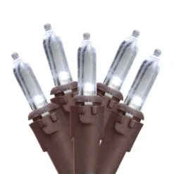Northlight 11.25-ft Brown Wire 35 White LED Mini Christmas Lights 6 Northlight 11.25-ft Brown Wire 35 White LED Mini Christmas Lights -Northlight Paradise 331054293 MainImage 001 l