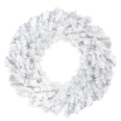 Northlight 30-in Northlight White Canadian Pine Artificial Christmas Wreath 6 Northlight 30-in Northlight White Canadian Pine Artificial Christmas Wreath -Northlight Paradise 331054306 MainImage 001 l