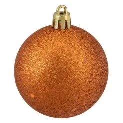 Northlight Orange Shatterproof 4-Finish Christmas Ball Ornaments 2.5-in 24/pk 11 Northlight Orange Shatterproof 4-Finish Christmas Ball Ornaments 2.5-in 24/pk -Northlight Paradise 331054310 AlternateImage4 l