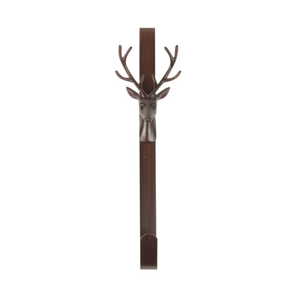Northlight 15.25-in Brown Rustic Deer Over The Door Christmas Wreath Hanger 3 Northlight 15.25-in Brown Rustic Deer Over The Door Christmas Wreath Hanger