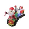 Northlight 6.5-ft Inflatable Santa And Penguins On Train Outdoor Christmas Decoration -Northlight Paradise 331054320 AlternateImage2 l