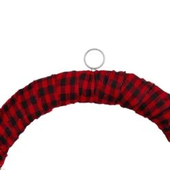Northlight Red And Black Buffalo Plaid And Berry Christmas Wreath -Northlight Paradise 331054325 AlternateImage3 l
