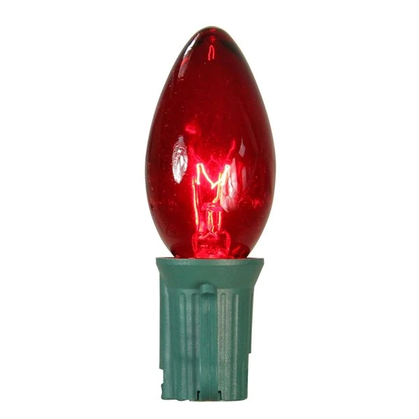 Northlight Red C9 Christmas Replacement Bulbs - Pack Of 25 4 Northlight Red C9 Christmas Replacement Bulbs - Pack Of 25 - Image 2