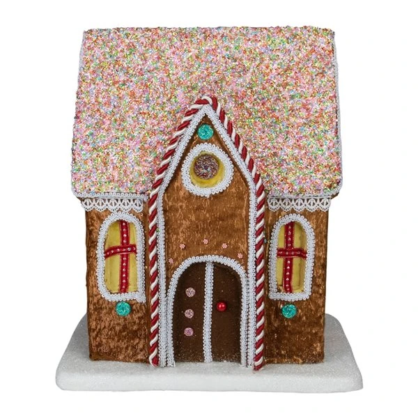 Northlight 14.5-in Christmas Gingerbread House 5 Northlight 14.5-in Christmas Gingerbread House - Image 3