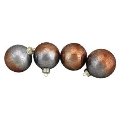 Northlight 4-Piece Hand Blown Textured Glass Ball Christmas Ornaments -Northlight Paradise 331054345 AlternateImage1 l